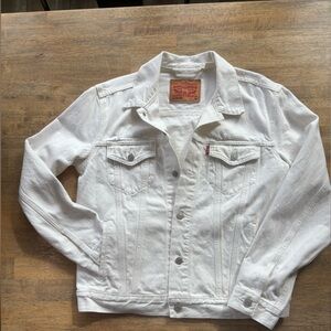 Levi's White Denim Jacket Standard